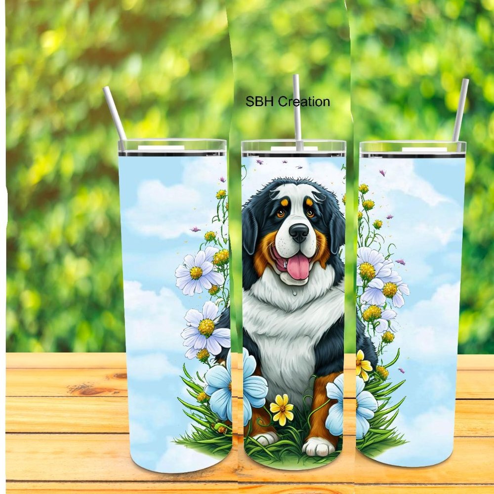 Bernese Mountain dog Tumbler
